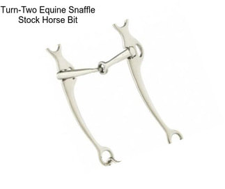 Turn-Two Equine Snaffle Stock Horse Bit