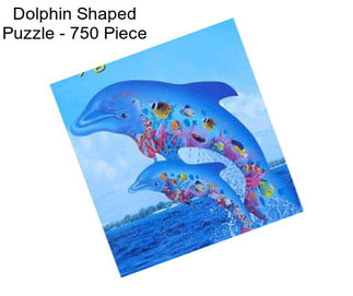 Dolphin Shaped Puzzle - 750 Piece