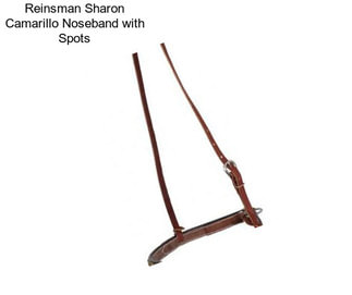 Reinsman Sharon Camarillo Noseband with Spots