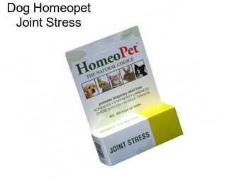 Dog Homeopet Joint Stress