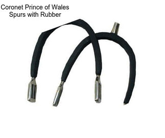 Coronet Prince of Wales Spurs with Rubber