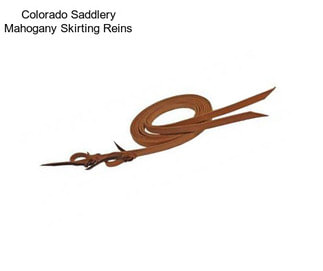 Colorado Saddlery Mahogany Skirting Reins