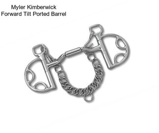 Myler Kimberwick Forward Tilt Ported Barrel