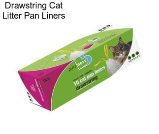 Drawstring Cat Litter Pan Liners