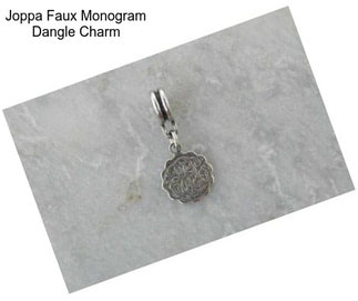 Joppa Faux Monogram Dangle Charm