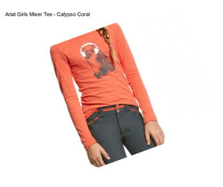 Ariat Girls Mixer Tee - Calypso Coral