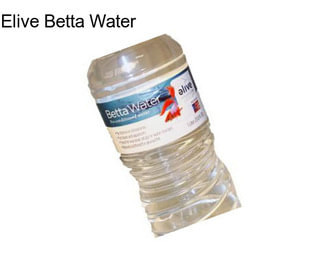 Elive Betta Water