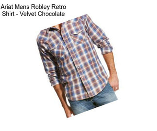 Ariat Mens Robley Retro Shirt - Velvet Chocolate