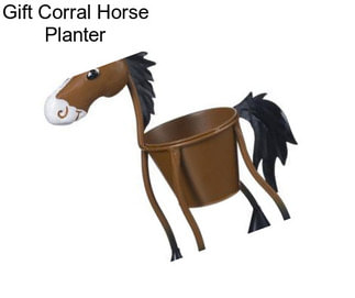 Gift Corral Horse Planter