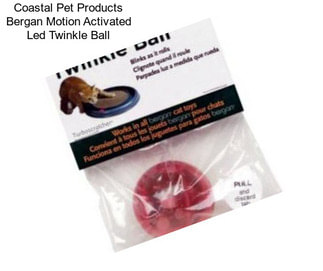 Coastal Pet Products Bergan Motion Activated Led Twinkle Ball