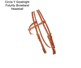 Circle Y Goodnight Futurity Browband Headstall