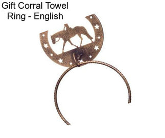 Gift Corral Towel Ring - English