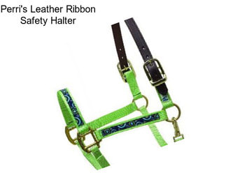 Perri\'s Leather Ribbon Safety Halter