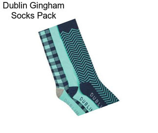 Dublin Gingham Socks Pack