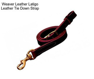 Weaver Leather Latigo Leather Tie Down Strap