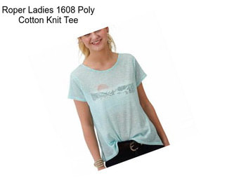 Roper Ladies 1608 Poly Cotton Knit Tee