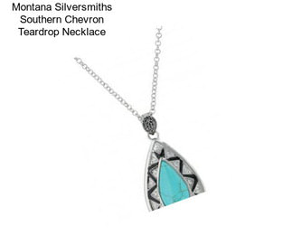 Montana Silversmiths Southern Chevron Teardrop Necklace