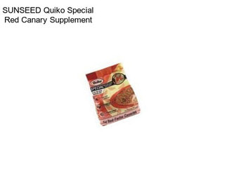 SUNSEED Quiko Special Red Canary Supplement