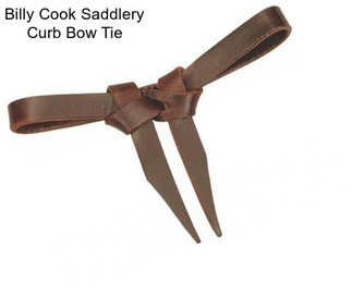 Billy Cook Saddlery Curb Bow Tie