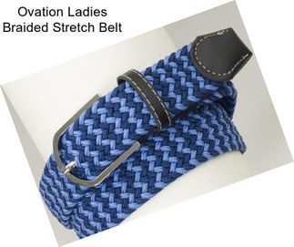 Ovation Ladies Braided Stretch Belt