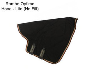 Rambo Optimo Hood - Lite (No Fill)