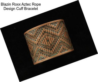 Blazin Roxx Aztec Rope Design Cuff Bracelet