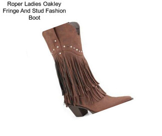 Roper Ladies Oakley Fringe And Stud Fashion Boot