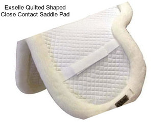 Exselle Quilted Shaped Close Contact Saddle Pad