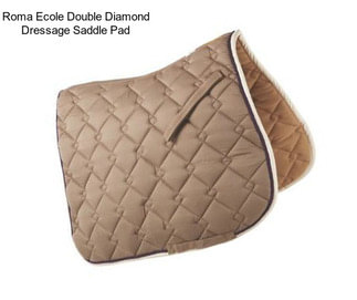 Roma Ecole Double Diamond Dressage Saddle Pad