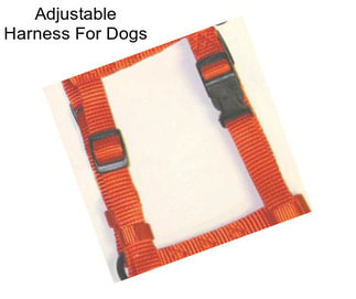 Adjustable Harness For Dogs