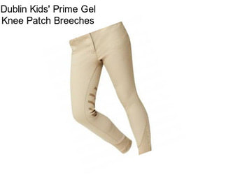Dublin Kids\' Prime Gel Knee Patch Breeches