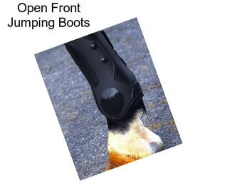 Open Front Jumping Boots