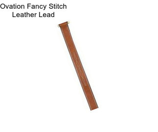 Ovation Fancy Stitch Leather Lead