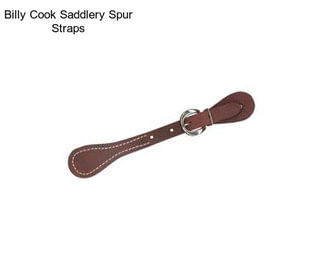 Billy Cook Saddlery Spur Straps