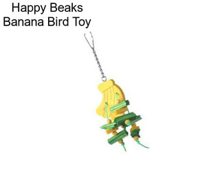 Happy Beaks Banana Bird Toy