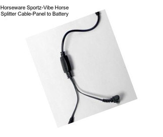 Horseware Sportz-Vibe Horse Splitter Cable-Panel to Battery