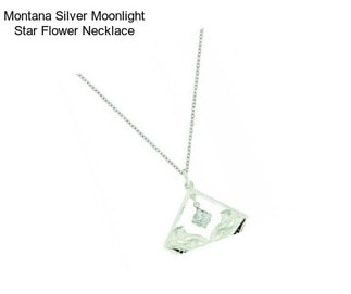 Montana Silver Moonlight Star Flower Necklace