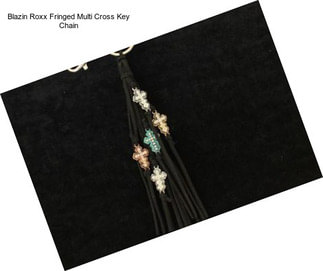 Blazin Roxx Fringed Multi Cross Key Chain