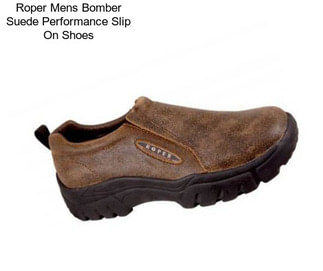 Roper Mens Bomber Suede Performance Slip On Shoes