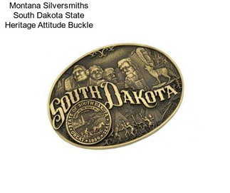 Montana Silversmiths South Dakota State Heritage Attitude Buckle