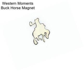 Western Moments Buck Horse Magnet