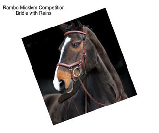 Rambo Micklem Competition Bridle with Reins