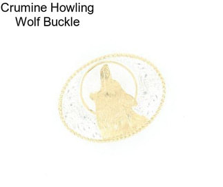 Crumine Howling Wolf Buckle