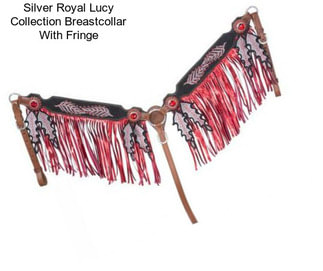 Silver Royal Lucy Collection Breastcollar With Fringe