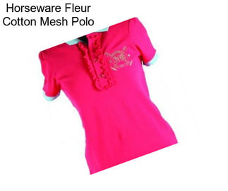 Horseware Fleur Cotton Mesh Polo