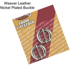Weaver Leather Nickel Plated Buckle