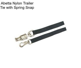 Abetta Nylon Trailer Tie with Spring Snap