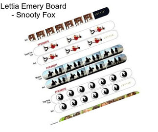 Lettia Emery Board - Snooty Fox