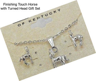 Finishing Touch Horse with Turned Head Gift Set