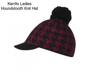 Kerrits Ladies Houndstooth Knit Hat